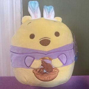 Squishmallows Spring Easter Winnie the Pooh Disney 8” Stuffed Animal Plush NWT